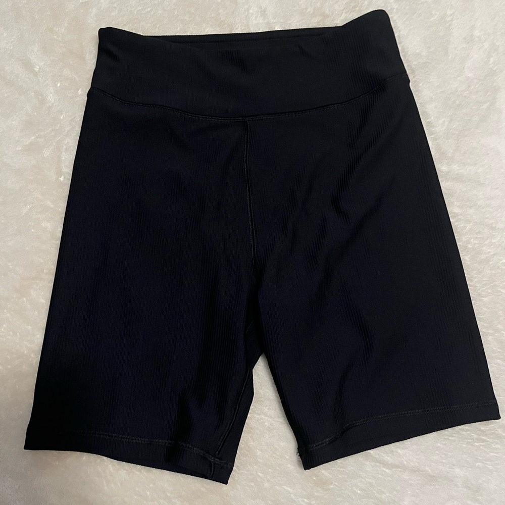 Black biker shorts